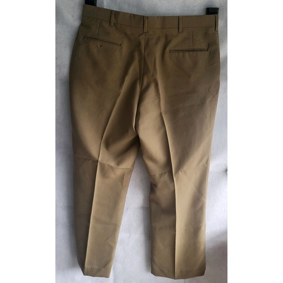 vintage john Alexander suit dress pants tan 36 made in usa - Picture 2 of 7